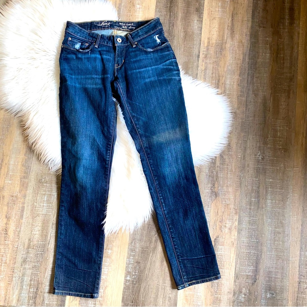 Levi’s Bold Curve Skinny Size 26/30 Dark Wash Jeans